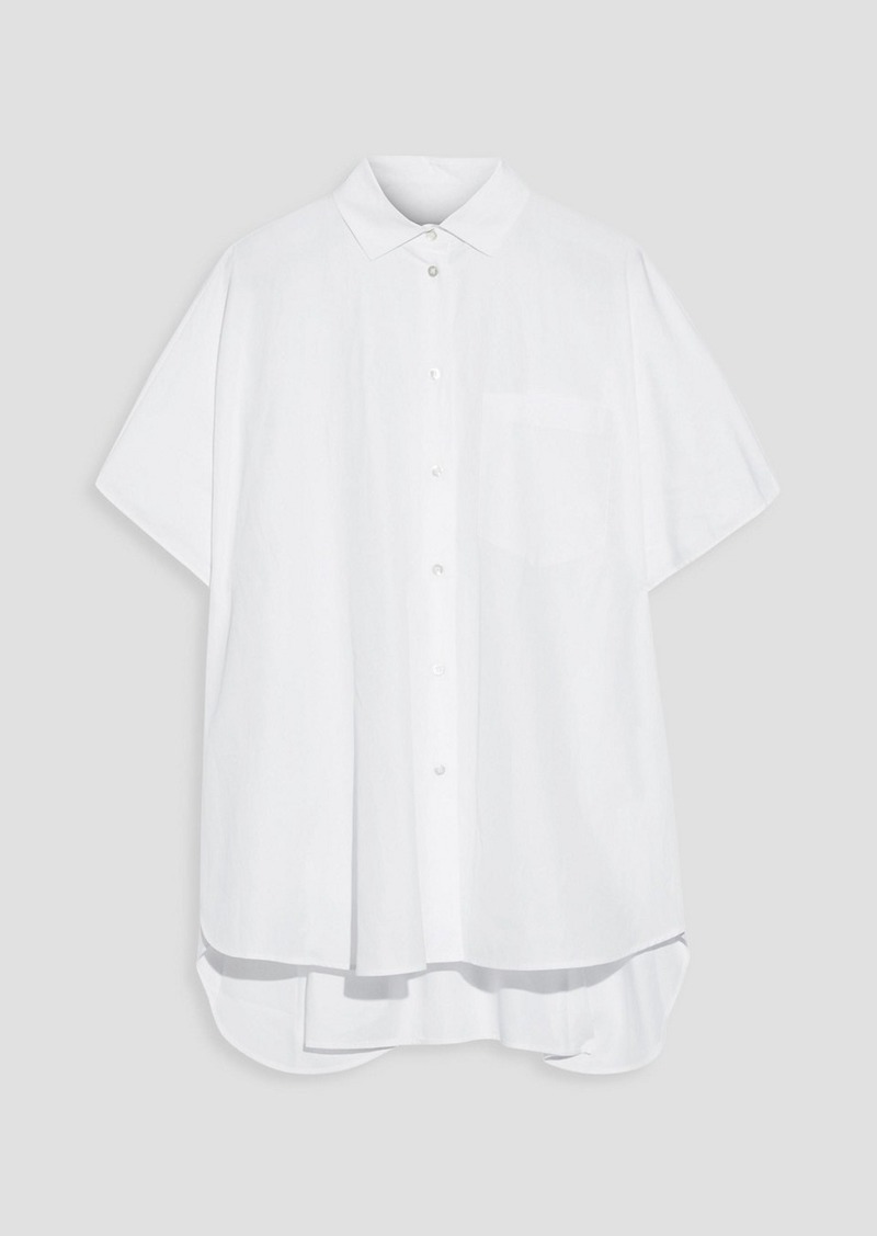 Valentino Garavani - Oversized cotton-poplin shirt - White - IT 42