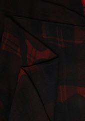 Valentino Garavani - Frayed printed wool scarf - Red - OneSize