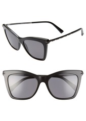 Valentino 54mm Polarized Cat Eye Sunglasses