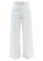 Valentino Belted wide-leg jeans