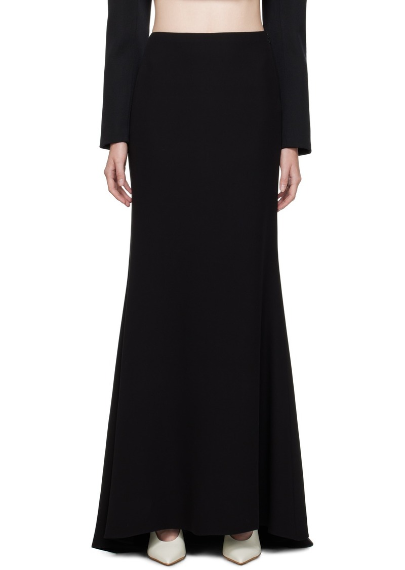 Valentino Black Couture Maxi Skirt