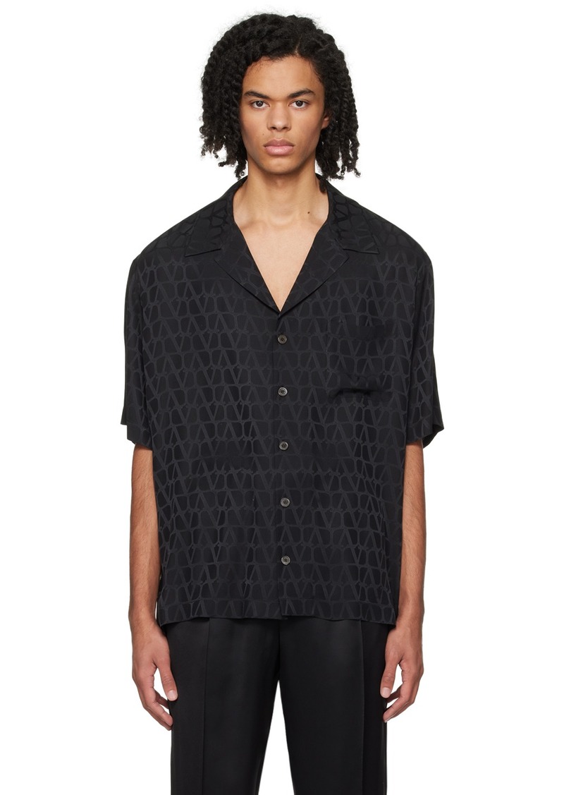 Valentino Black Toile Iconographe Shirt