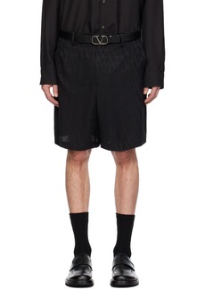 Valentino Black Toile Iconographe Shorts