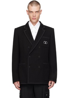 Valentino Black VLogo Blazer