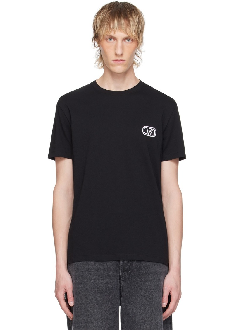 Valentino Black VLogo T-Shirt