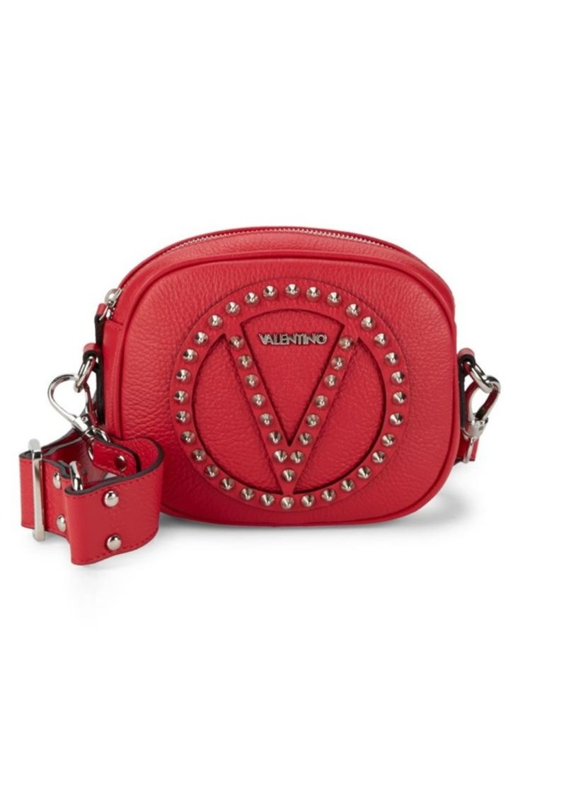 PapoeaNieuwGuinea Doe voorzichtig Gevoel Valentino by Mario Valentino Nina Studded Logo Leather Crossbody Bag |  Handbags