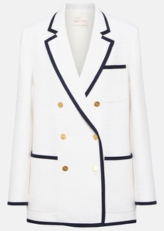 Valentino Cotton and wool blend blazer
