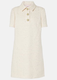 Valentino Cotton-blend tweed minidress