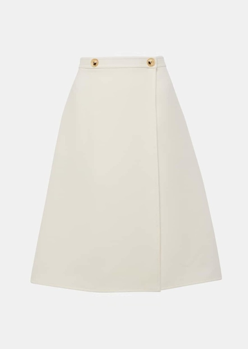 Valentino Crepe Couture midi skirt