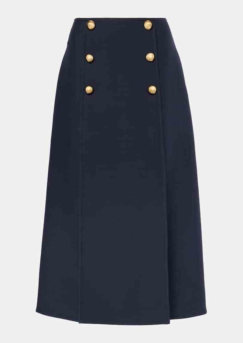 Valentino Crepe Couture midi skirt