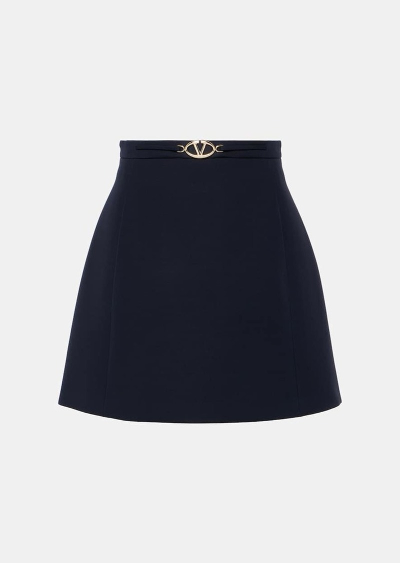 Valentino Crepe Couture miniskirt