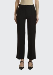 Valentino Cropped Crepe Trousers