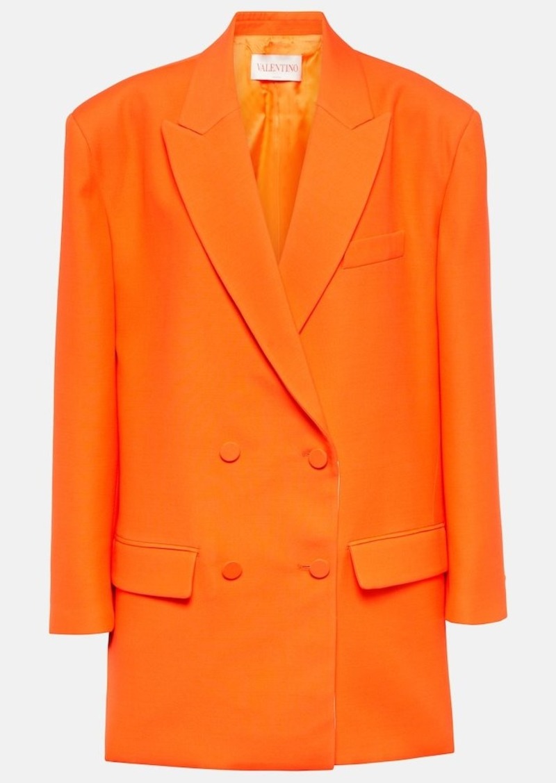 Valentino Crêpe Couture double-breasted blazer