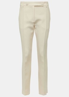 Valentino Crêpe Couture mid-rise straight pants