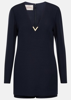 Valentino Crêpe Couture playsuit