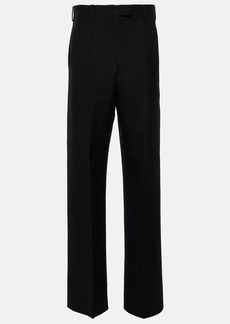 Valentino Crêpe couture straight pants