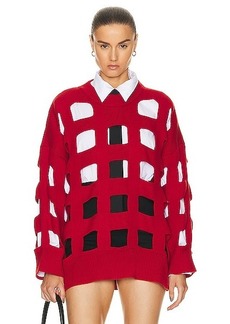 Valentino Cut Out Sweater