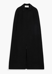 Valentino Garavani - Appliquéd wool and cashmere-blend felt cape - Black - IT 40