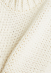 Valentino Garavani - Asymmetric fringed cotton-blend top - White - S