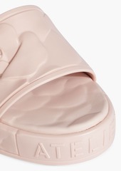 Valentino Garavani - Atelier 03 Rose Edition embossed rubber slides - White - EU 42