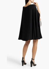 Valentino Garavani - Cape-effect silk-crepe mini dress - Black - IT 38