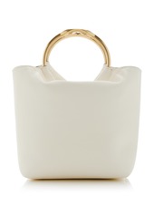 Valentino Garavani - Carry Secrets Small Leather Bucket Bag - White - OS - Moda Operandi