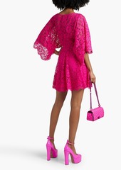 Valentino Garavani - Corded lace mini dress - Pink - IT 40