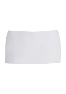 Valentino Garavani - Cotton Poplin Micro Mini Skirt - White - IT 42 - Moda Operandi