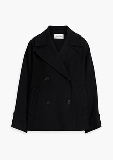 Valentino Garavani - Double-breasted wool-blend coat - Black - IT 36