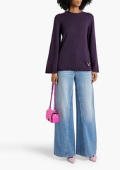 Valentino Garavani - Embellished cashmere sweater - Purple - XS