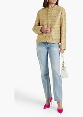 Valentino Garavani - Embellished metallic bouclé-tweed jacket - Metallic - IT 44