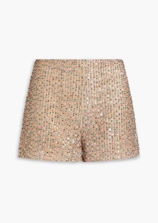 Valentino Garavani - Embellished tulle shorts - Neutral - IT 38