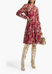 Valentino Garavani - Embroidered cotton-blend guipure lace dress - Pink - IT 38