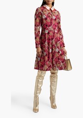 Valentino Garavani - Embroidered cotton-blend guipure lace dress - Pink - IT 38