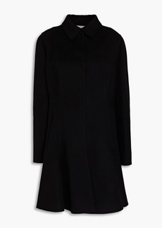 Valentino Garavani - Flared wool and cashmere-blend felt coat - Black - IT 40