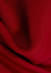 Valentino Garavani - Gathered crepe maxi dress - Red - IT 40