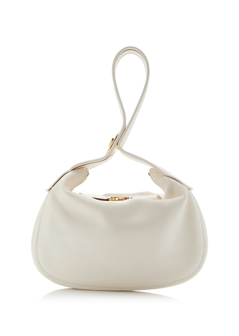 Valentino Garavani - Go-Hobo Small Leather Bag - White - OS - Moda Operandi