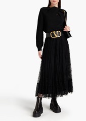 Valentino Garavani - Lace maxi skirt - Black - IT 38