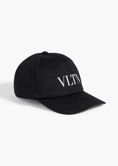 Valentino Garavani - Logo-print cotton-twill baseball cap - Black - 58 cm