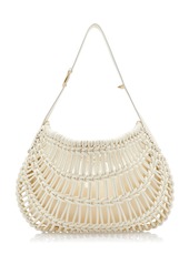 Valentino Garavani - Medium Allknots Leather Hobo Bag - White - OS - Moda Operandi