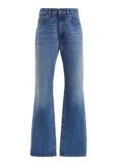 Valentino Garavani - Mid-Rise Straight-Leg Jeans - Medium Wash - 25 - Moda Operandi