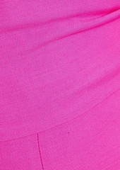 Valentino Garavani - Off-the-shoulder wool and silk-blend crepe wide-leg jumpsuit - Pink - IT 40