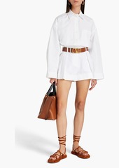 Valentino Garavani - Pleated cotton shorts - White - IT 38