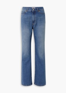 Valentino Garavani - Printed mid-rise straight-leg jeans - Blue - 28