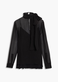Valentino Garavani - Silk-chiffon blouse - Black - IT 40