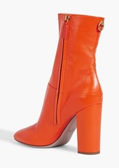 Valentino Garavani - Ringstud leather ankle boots - Orange - EU 40
