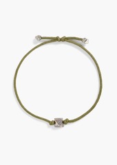 Valentino Garavani - Rockstud cord bracelet - Brown - OneSize