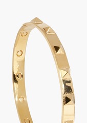 Valentino Garavani - Rockstud gold-tone bracelet - Metallic - L