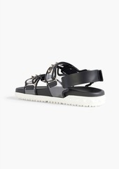 Valentino Garavani - Rockstud leather and PVC slingback sandals - Black - EU 41