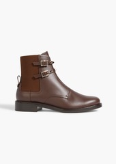 Valentino Garavani - Rockstud leather ankle boots - Brown - EU 36.5